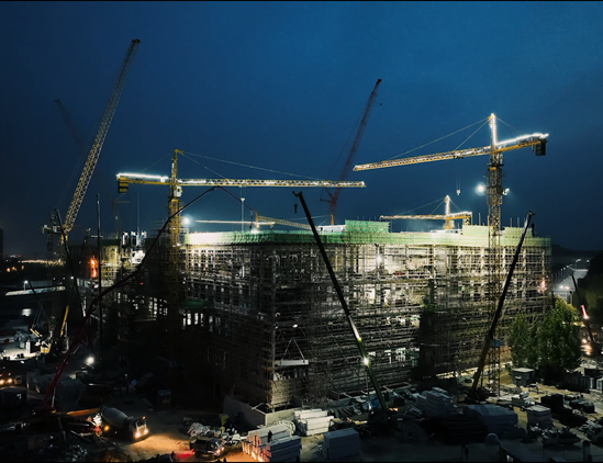 泰建速度：45天進行時——泰安市方艙醫(yī)院建設(shè)速寫